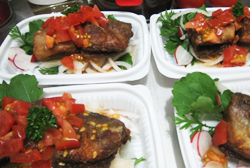 野菜中心のデリカなど加工品