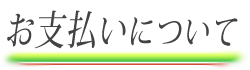 お支払いについて